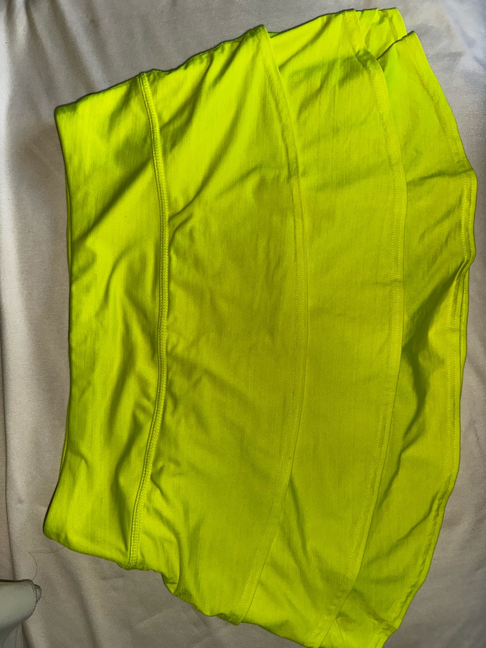 Neon Yellow High-Visibility Skirt